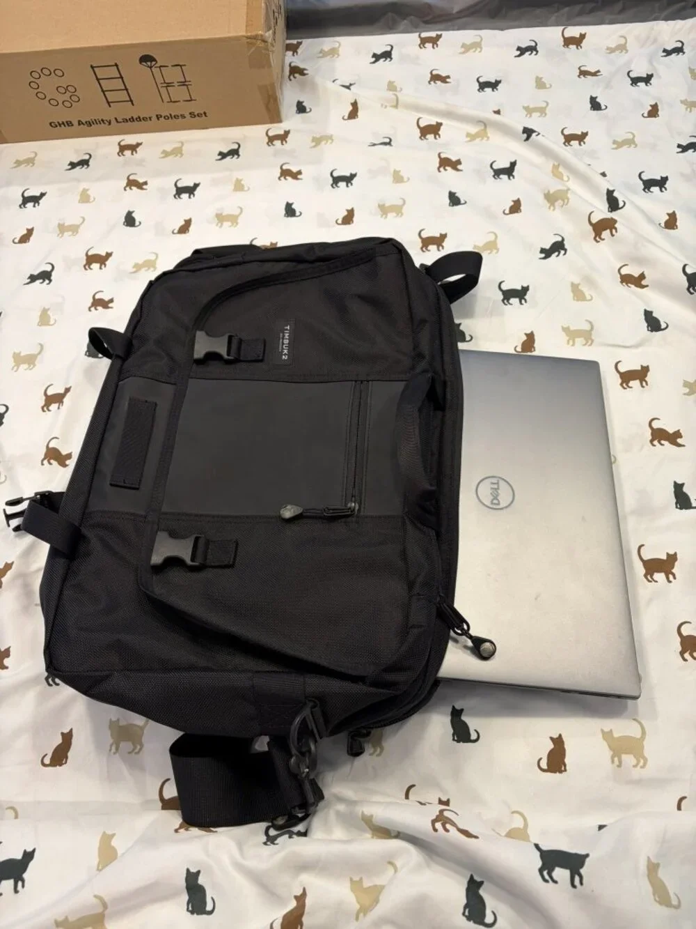 Timbuk2 Laptop Backpack/Messenger Bag – Black – Padded Laptop Sleeve